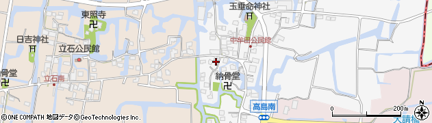 福岡県柳川市高島246周辺の地図