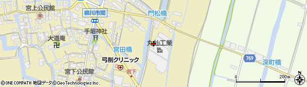 福岡県柳川市間693周辺の地図