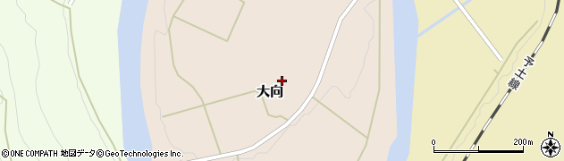 高知県高岡郡四万十町大向133周辺の地図