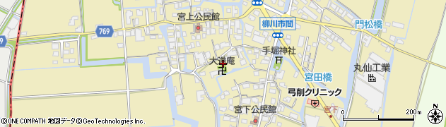 福岡県柳川市間468周辺の地図