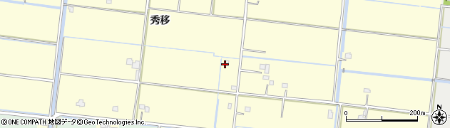 佐賀県白石町（杵島郡）秀移周辺の地図