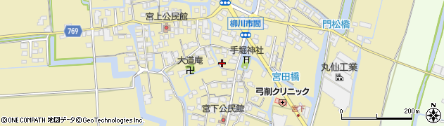福岡県柳川市間107周辺の地図