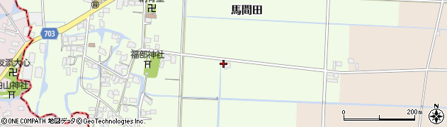 福岡県筑後市馬間田1179周辺の地図
