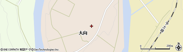 高知県高岡郡四万十町大向186周辺の地図