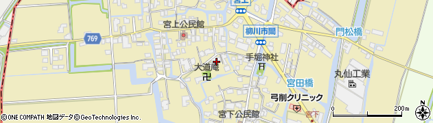 福岡県柳川市間465周辺の地図