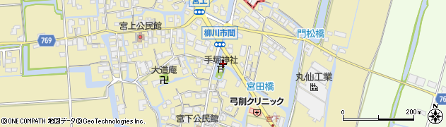 福岡県柳川市間102周辺の地図