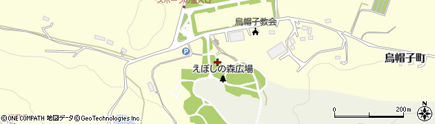 長崎県佐世保市烏帽子町周辺の地図