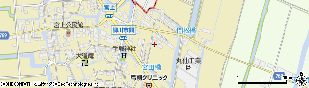 福岡県柳川市間86周辺の地図