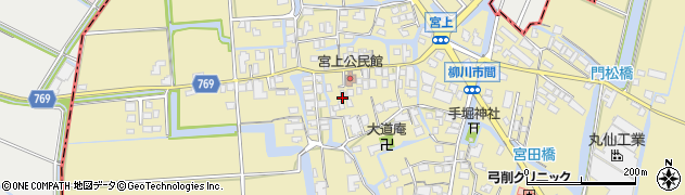 福岡県柳川市間429周辺の地図