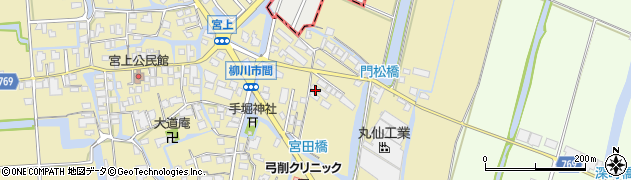 福岡県柳川市間83周辺の地図