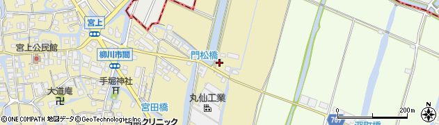 福岡県柳川市間43周辺の地図