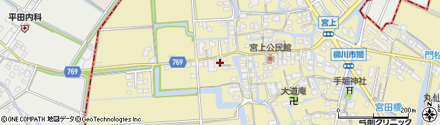 福岡県柳川市間1002周辺の地図