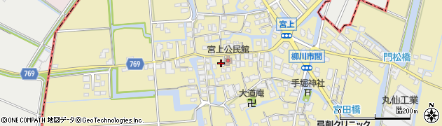 福岡県柳川市間431周辺の地図