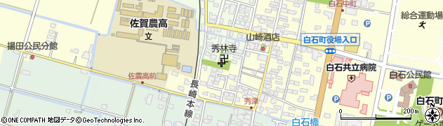秀林寺周辺の地図