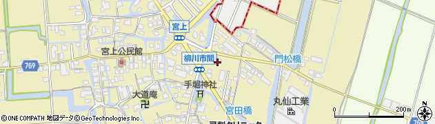 福岡県柳川市間98周辺の地図
