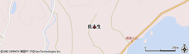 大分県臼杵市佐志生周辺の地図