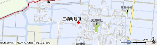福岡県柳川市三橋町起田95周辺の地図
