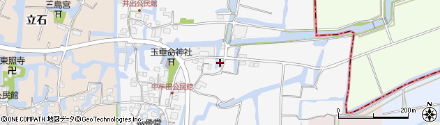 福岡県柳川市高島184周辺の地図