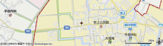 福岡県柳川市間322周辺の地図
