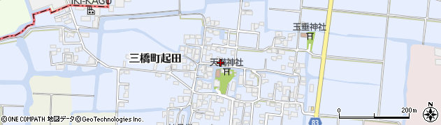 福岡県柳川市三橋町起田487周辺の地図