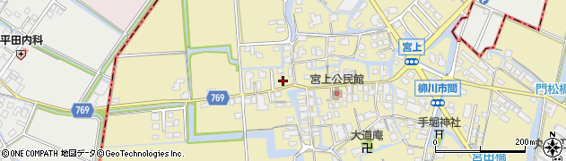 福岡県柳川市間323周辺の地図