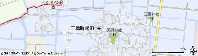 福岡県柳川市三橋町起田496周辺の地図