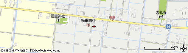 佐賀県杵島郡白石町上区590周辺の地図