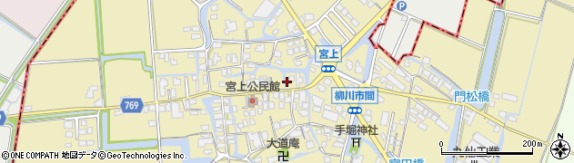 福岡県柳川市間384周辺の地図