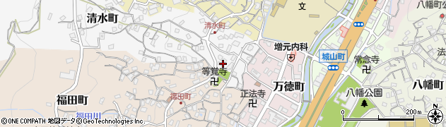 長崎県佐世保市清水町4周辺の地図