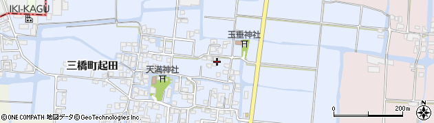 福岡県柳川市三橋町起田474周辺の地図