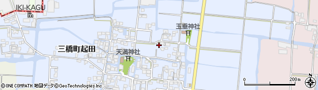 福岡県柳川市三橋町起田478周辺の地図