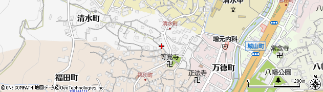長崎県佐世保市清水町5周辺の地図