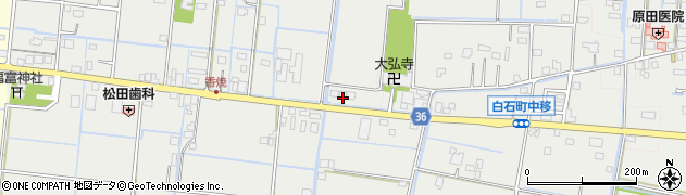 佐賀県杵島郡白石町上区555周辺の地図