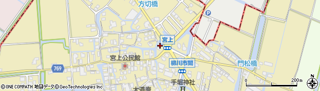 福岡県柳川市間115周辺の地図