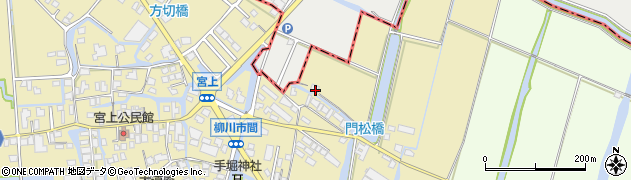 福岡県柳川市間64周辺の地図