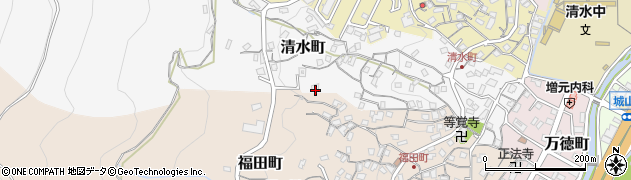 長崎県佐世保市清水町147周辺の地図