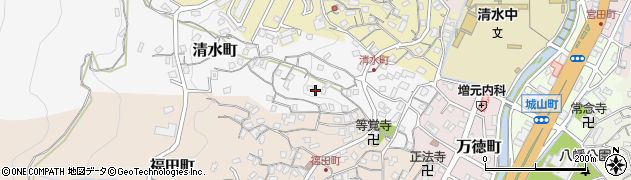 長崎県佐世保市清水町8周辺の地図
