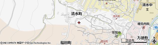 長崎県佐世保市清水町146周辺の地図