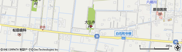 大弘寺周辺の地図