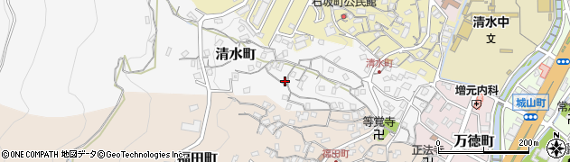 長崎県佐世保市清水町132周辺の地図