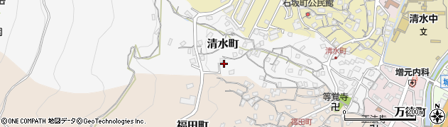 長崎県佐世保市清水町149周辺の地図