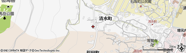 長崎県佐世保市清水町157周辺の地図