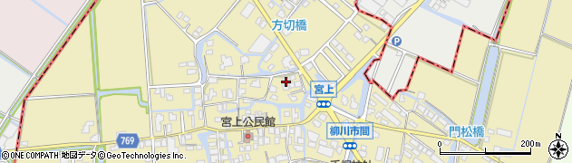 福岡県柳川市間378周辺の地図