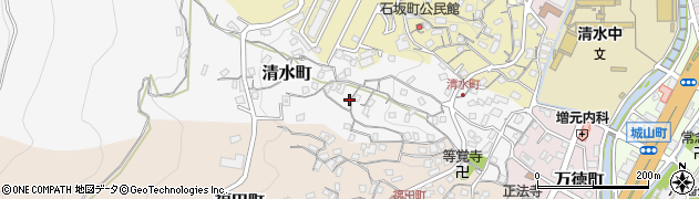 長崎県佐世保市清水町134周辺の地図
