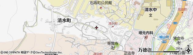 長崎県佐世保市清水町7周辺の地図