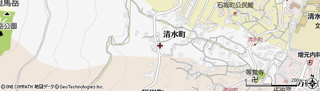 長崎県佐世保市清水町156周辺の地図