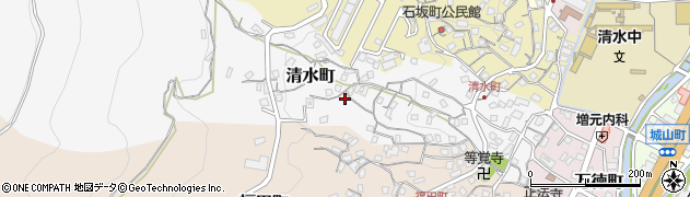 長崎県佐世保市清水町142周辺の地図