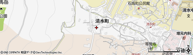 長崎県佐世保市清水町145周辺の地図