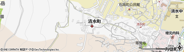 長崎県佐世保市清水町171周辺の地図