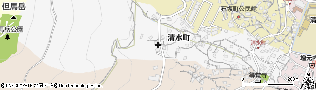 長崎県佐世保市清水町166周辺の地図